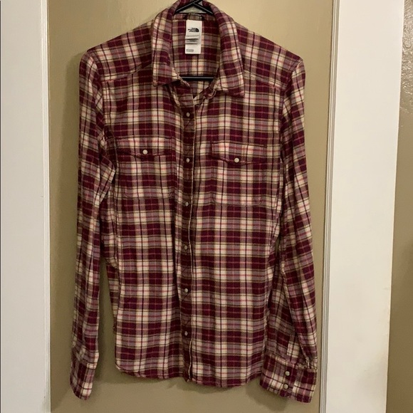 Tops | North Face Plaid Shirt | Poshmark
